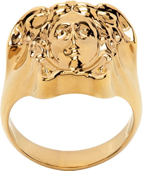 versace medusa ring 750|ring female medusa.